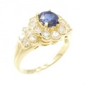 K18YG サファイヤ リング 1.02CT