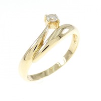 K18YG ダイヤモンド リング 0.10CT