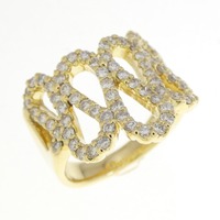 K18YG ダイヤモンド リング 1.00CT