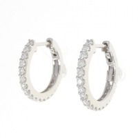 【新品】PT ダイヤモンド ピアス 0.40CT