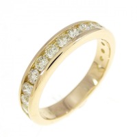 K18YG ダイヤモンド リング 0.85CT