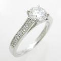 【リメイク】プラチナダイヤモンドリング 0．703ct・D・VS1・GOOD