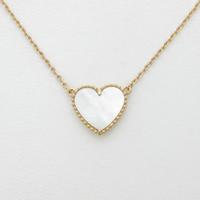 ヴァンクリーフ＆アーペル ラッキーアルハンブラ ハート ネックレス
