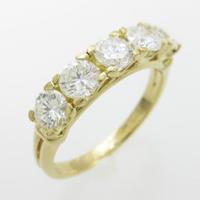 750YG ダイヤモンドリング