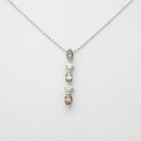 K18WG ダイヤモンドネックレス20％引き