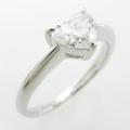 【リメイク】プラチナダイヤモンドリング 0．737ct・F・VS2・ハートシェイプ20％引き