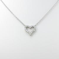 PM／PT ハート ダイヤモンドネックレス