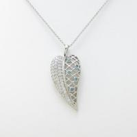 PT リーフ ダイヤモンドネックレス