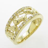 K18YG ダイヤモンドリング