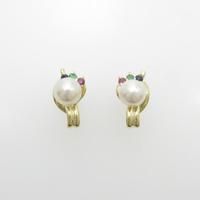 K18YG アコヤパールイヤリング