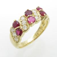 K18YG ルビーリング20％引き