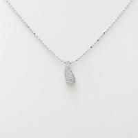 K18WG ダイヤモンドネックレス