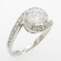 【リメイク】プラチナダイヤモンドリング 1．014ct・E・VS1・GOOD20％引き