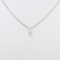 【リメイク】プラチナダイヤモンドネックレス 0．222ct・D・VVS1・VERYGOOD5％引き