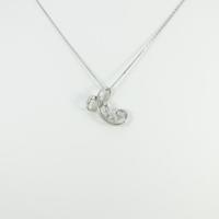 K18WG ダイヤモンドネックレス