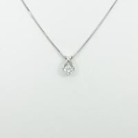 【新品】プラチナダイヤモンドネックレス 0．303ct・F・SI2・GOOD