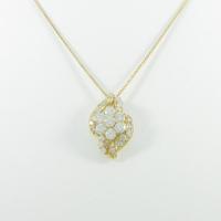 K18YG ダイヤモンドネックレス10％引き