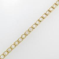 K18YG ダイヤモンドブレスレット