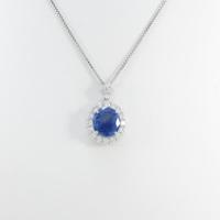 【リメイク】PT サファイヤネックレス5％引き