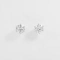【リメイク】ST／プラチナダイヤモンドピアス 1．020ct・1．050ct・F・SI2・VERYGOOD10％引き