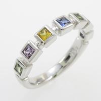 750WG サファイヤリング