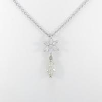 プラチナダイヤモンドネックレス 1．007ct・L・SI2・マーキスカット30％引き