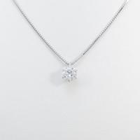 【リメイク】プラチナダイヤモンドネックレス 0．656ct・D・VVS2・GOOD