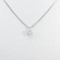 【リメイク】プラチナダイヤモンドネックレス 0．405ct・D・VS1・VERYGOOD