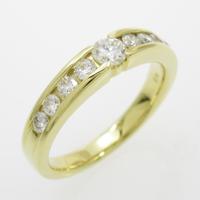 K18YG ダイヤモンドリング30％引き