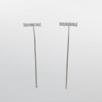 【リメイク】K18WG ダイヤモンドピアス