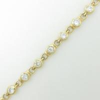 750YG ダイヤモンドブレスレット20％引き