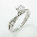プラチナダイヤモンドリング 0．363ct・D・SI2・ハートシェイプ