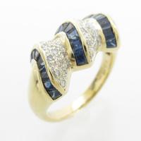 K18YG／K18WG サファイヤリング