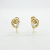 K18YG ダイヤモンドイヤリング