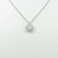【リメイク】プラチナダイヤモンドネックレス 0．312ct・D・SI1・GOOD