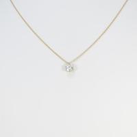 【リメイク】K18YG ダイヤモンドネックレス 0．751ct・I・VS2・VERYGOOD10％引き