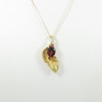 K18YG ガーネットネックレス30％引き