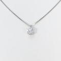 【新品】プラチナダイヤモンドネックレス 0．70ct・D・SI2・3EXCELLENT5％引き