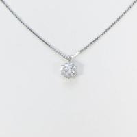 【新品】プラチナダイヤモンドネックレス 0．70ct・D・SI2・3EXCELLENT5％引き