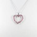 K18WG ハート トルマリンネックレス30％引き