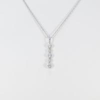 K18WG ダイヤモンドネックレス30％引き