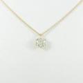 【リメイク】K18YG ダイヤモンドネックレス 1．002ct・VLY・SI2・GOOD