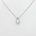 【新品】プラチナダイヤモンドネックレス 0．401ct・F・SI2・GOOD