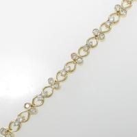 K18YG ダイヤモンドブレスレット