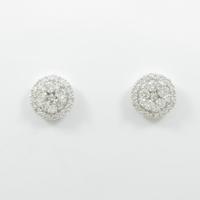 【リメイク】K18WG ダイヤモンドピアス