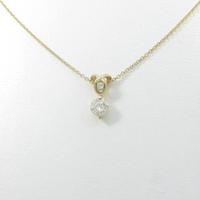 K18YG ダイヤモンドネックレス 0．505ct・L・VS2・GOOD
