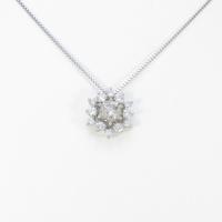 PT フラワー ダイヤモンドネックレス20％引き