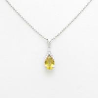 K18WG ベリルネックレス