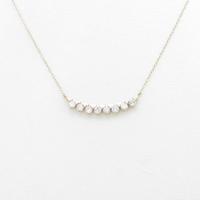 K18PG ダイヤモンドネックレス