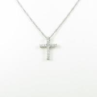 PT クロス ダイヤモンドネックレス